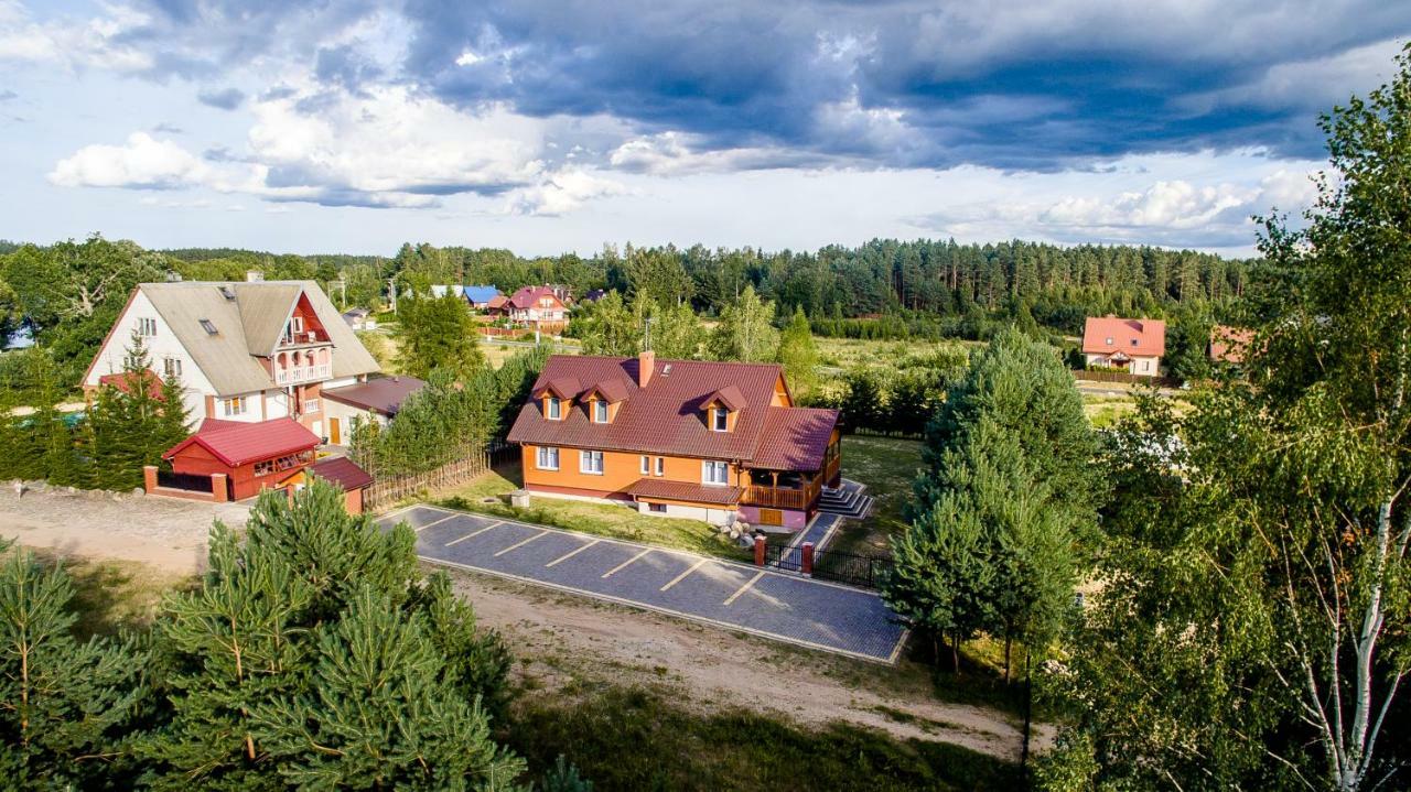 "Rowerowa Przystan" Turystyka Wiejska Nad Jeziorem Serwy W Sercu Puszczy Sucha Rzeczka Exterior photo