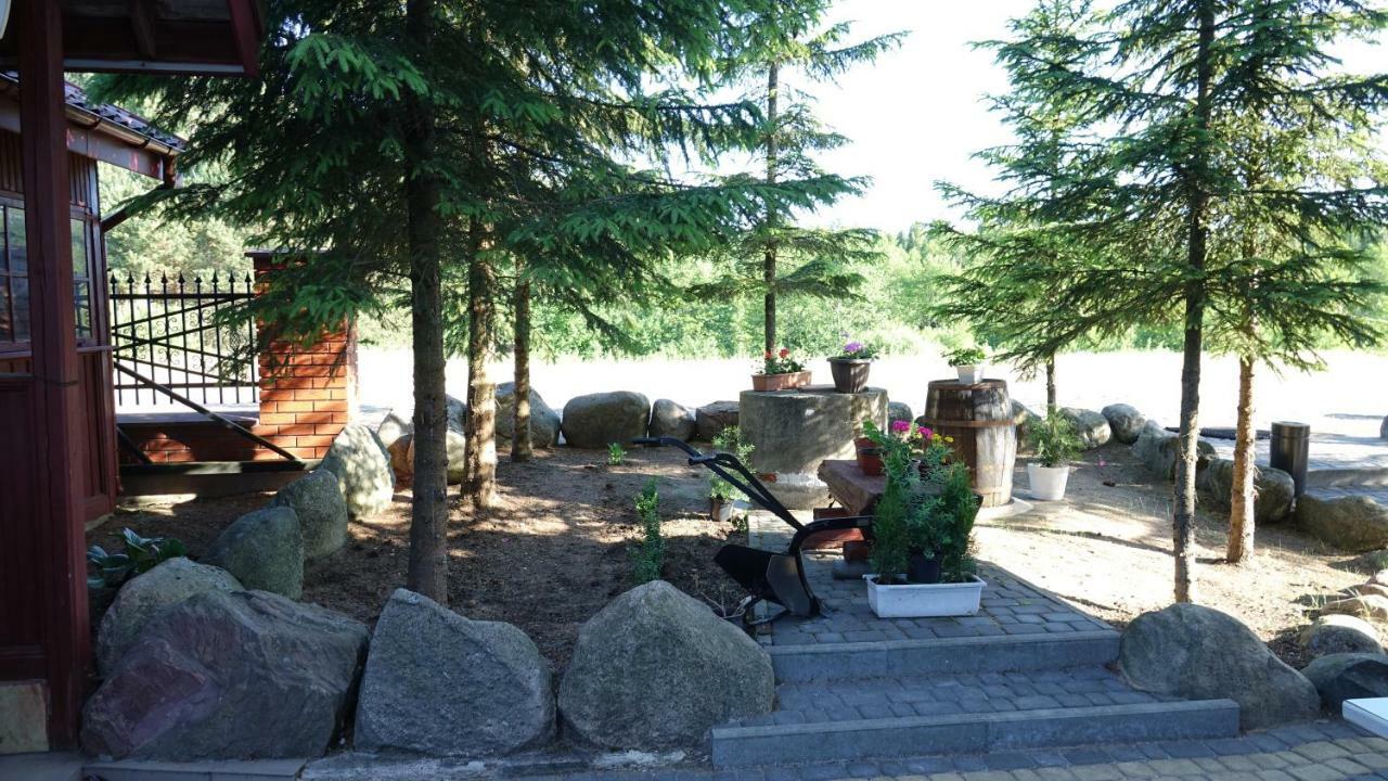 "Rowerowa Przystan" Turystyka Wiejska Nad Jeziorem Serwy W Sercu Puszczy Sucha Rzeczka Exterior photo