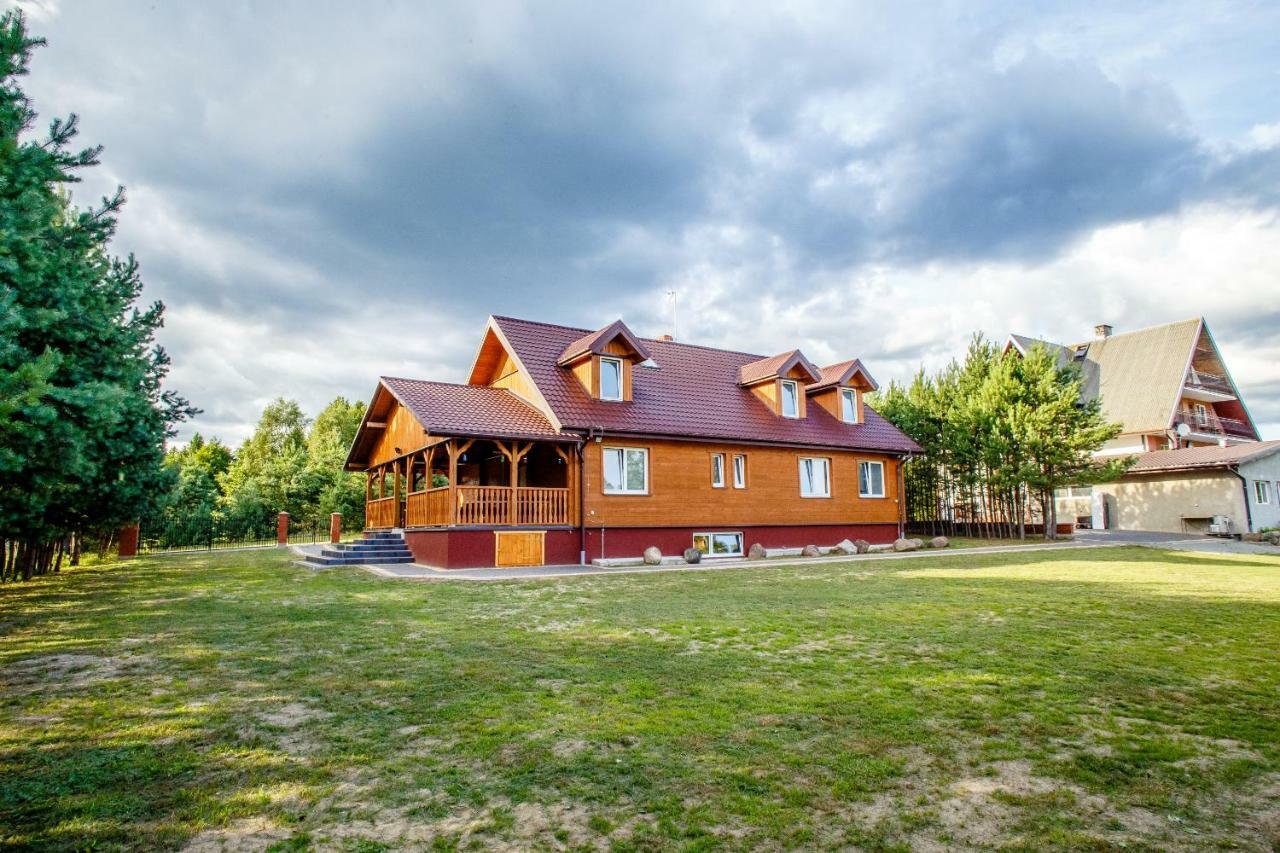 "Rowerowa Przystan" Turystyka Wiejska Nad Jeziorem Serwy W Sercu Puszczy Sucha Rzeczka Exterior photo