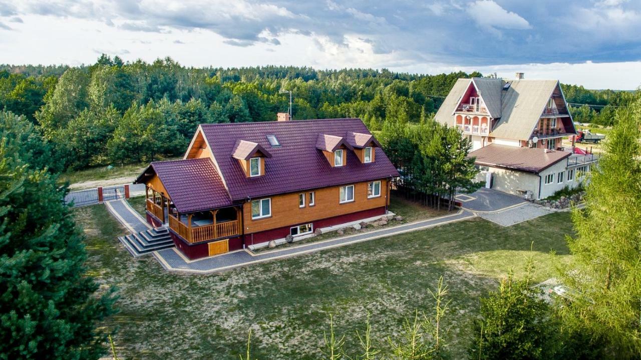 "Rowerowa Przystan" Turystyka Wiejska Nad Jeziorem Serwy W Sercu Puszczy Sucha Rzeczka Exterior photo