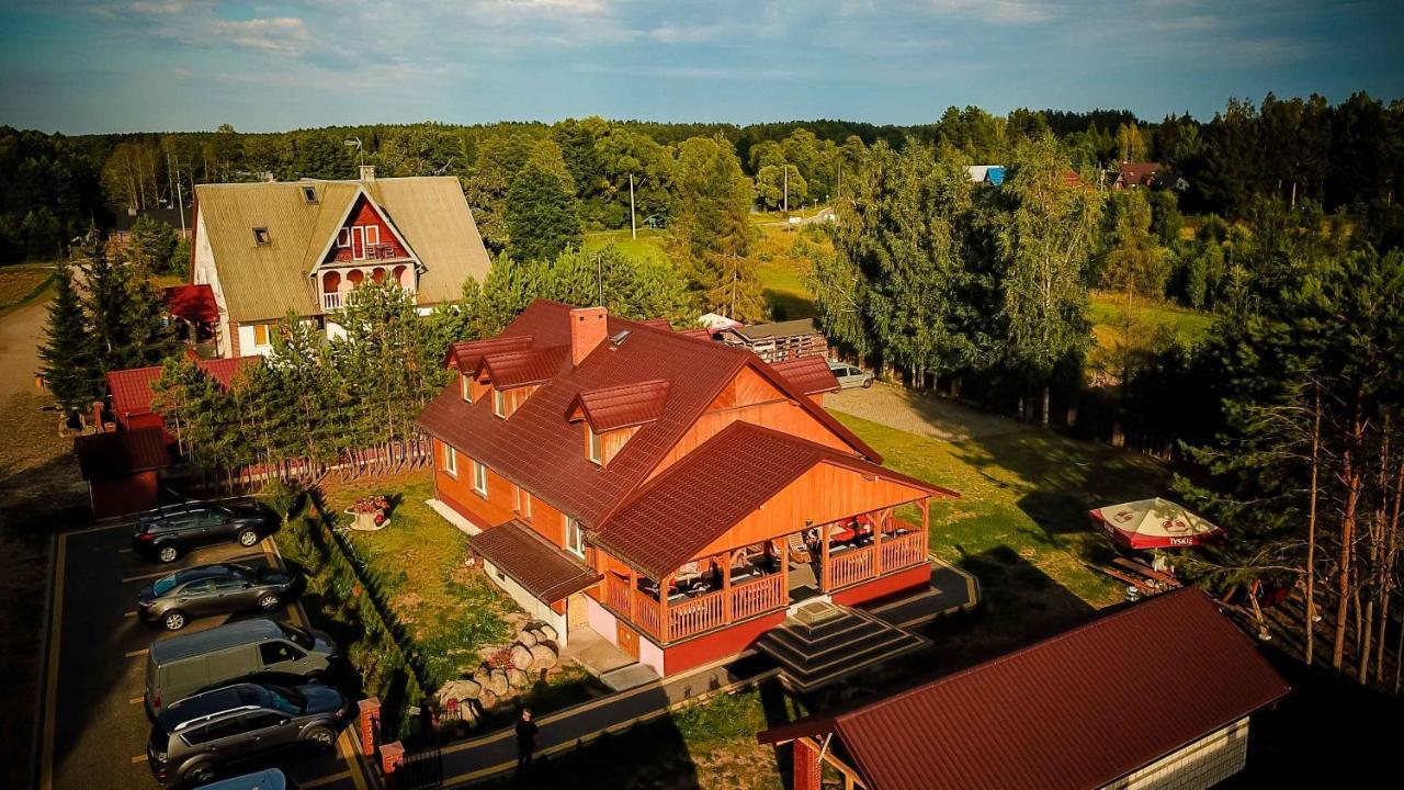 "Rowerowa Przystan" Turystyka Wiejska Nad Jeziorem Serwy W Sercu Puszczy Sucha Rzeczka Exterior photo
