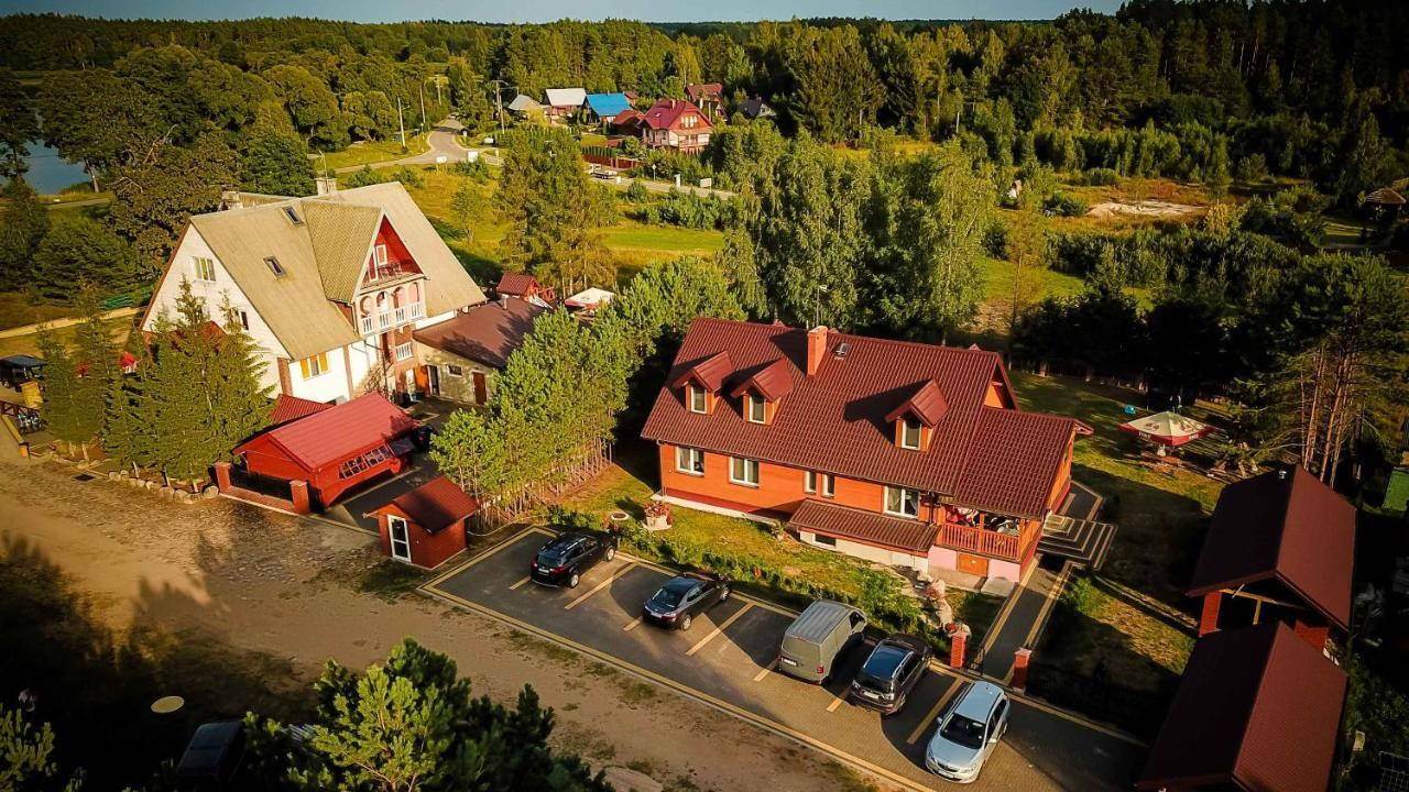"Rowerowa Przystan" Turystyka Wiejska Nad Jeziorem Serwy W Sercu Puszczy Sucha Rzeczka Exterior photo