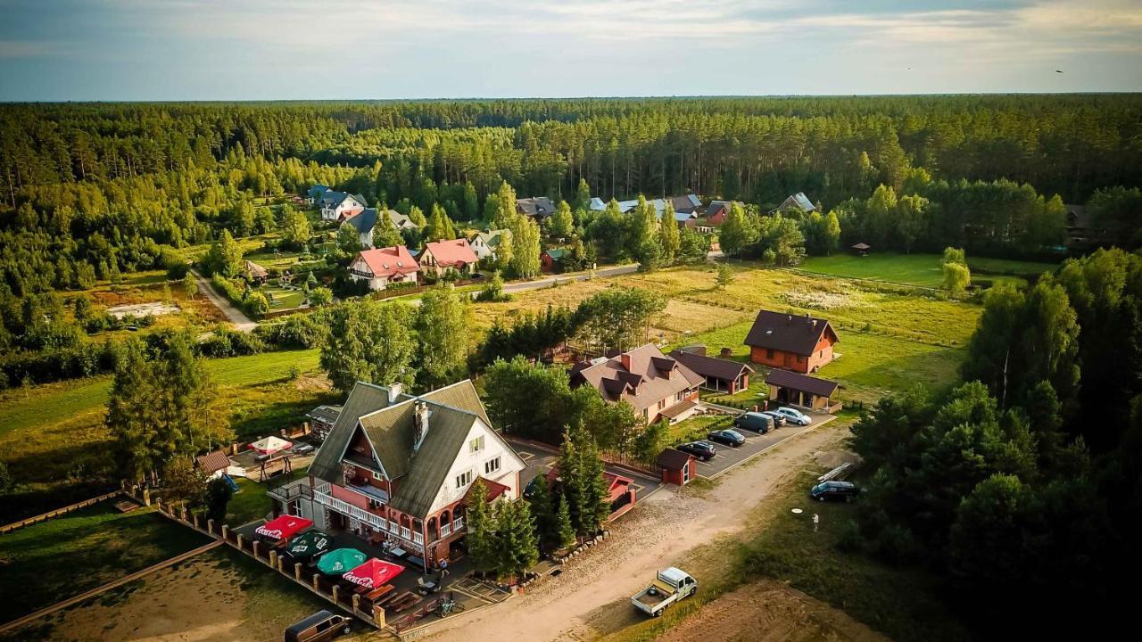 "Rowerowa Przystan" Turystyka Wiejska Nad Jeziorem Serwy W Sercu Puszczy Sucha Rzeczka Exterior photo
